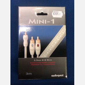 Audioquest Mini-1 : 3.5mm --> RCA : 3 meter.