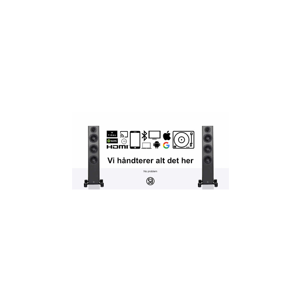 System Audio Legend 40.2 Silverback incl. stereohub og fjernbetjening